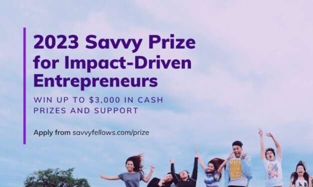 2023 Savvy Prize for Impact-Driven Entrepreneurs
