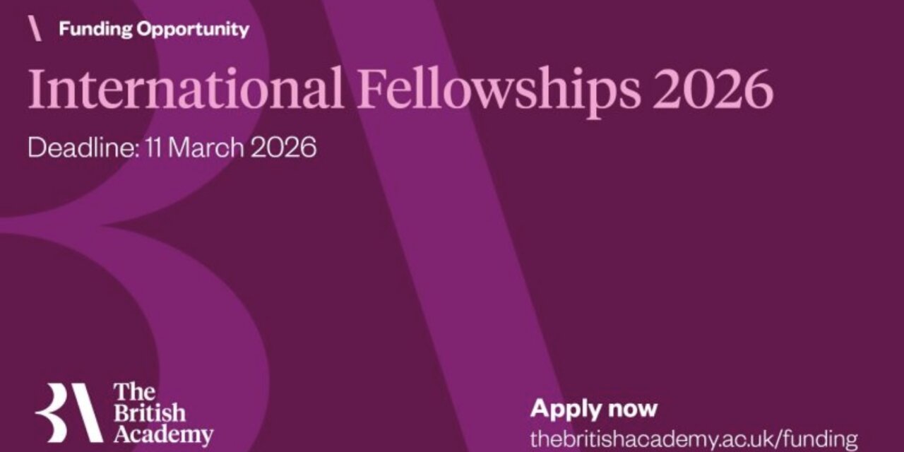 The British Academy International Fellowships 2026