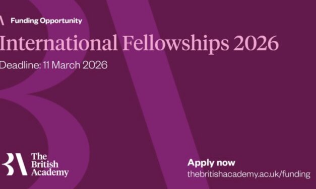 The British Academy International Fellowships 2026